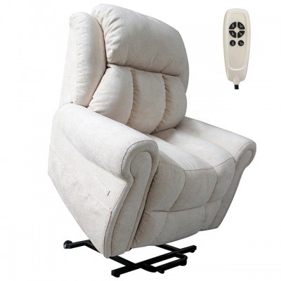 Overtufted Dual Motors Lift Recliner Chair for Elderly