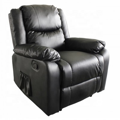 PU Cover Manual Recliner Chair for Living Room