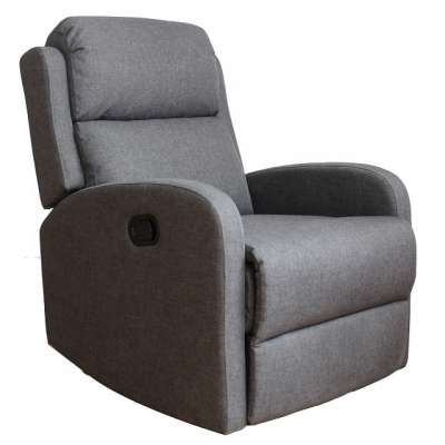 Linen Fabric Super Comfort Seat Glider Manual Recliner Chair for Wholesale Home Living Room Furniture